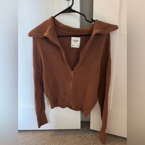 Abercrombie zip up sweater